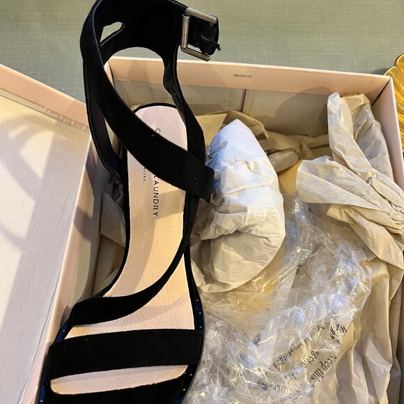 Chinese Laundry SIMI Sandal Heel Black NWT Size 11 - Picture 4 of 7